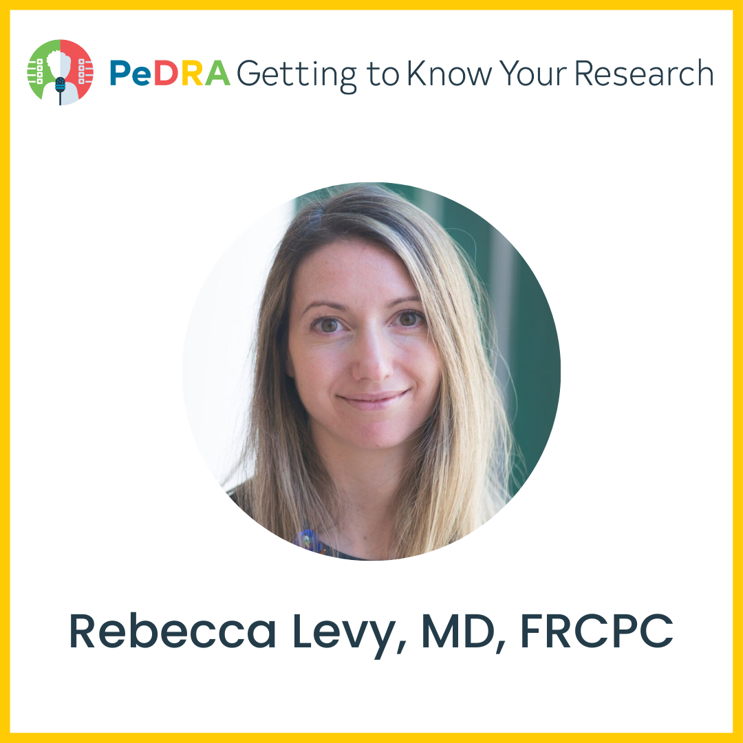 Getting to Know Your Research: Rebecca Levy, MD