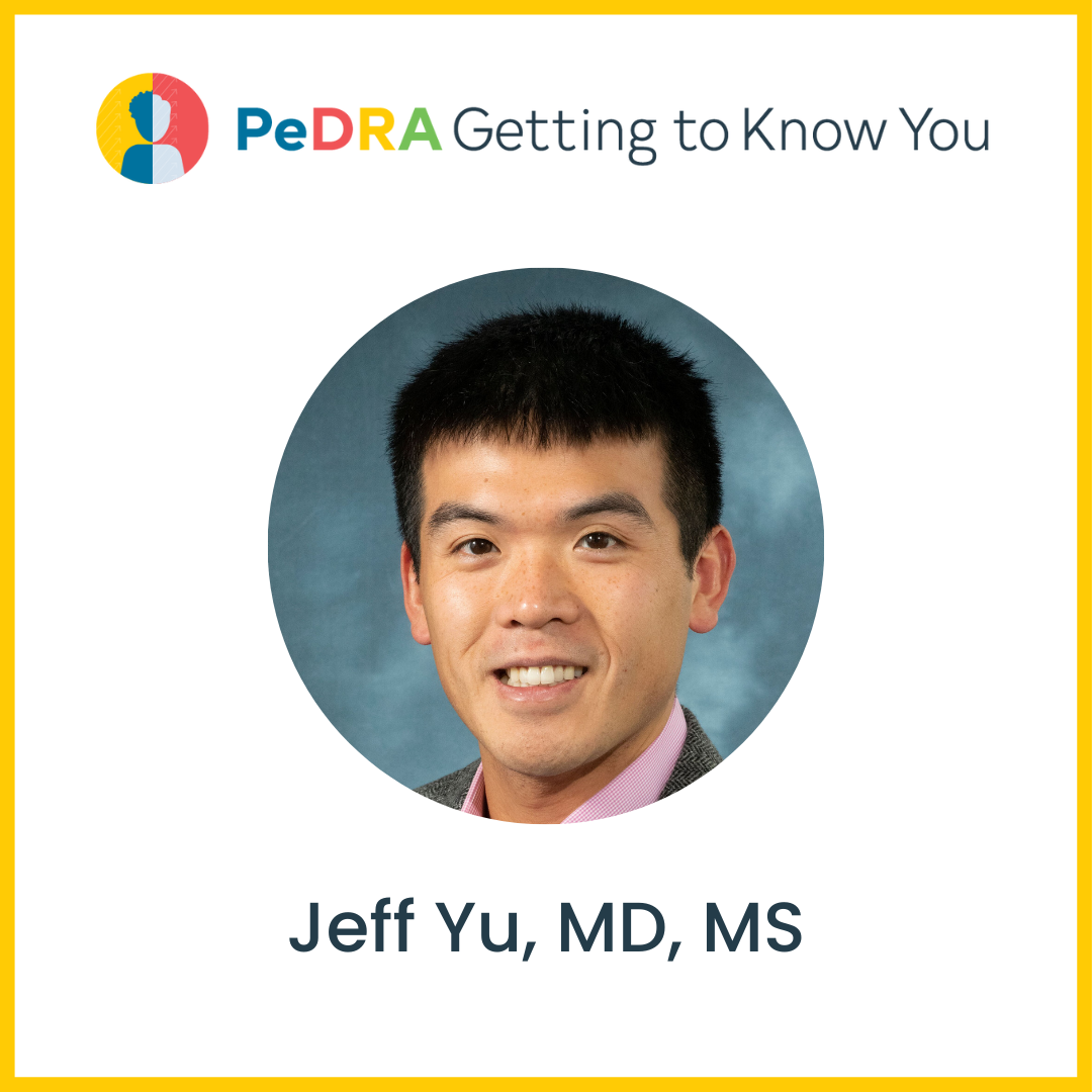 Getting to Know You: Jeff Yu, MD, MS